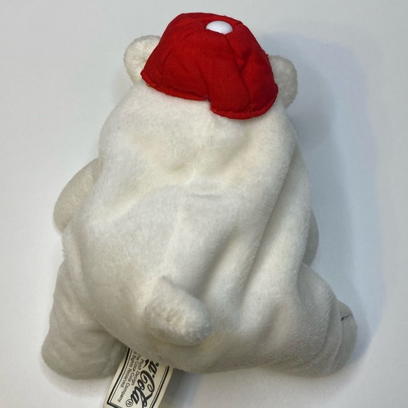1997 Collectible Coca Cola Polar Bear Bean Bag Plush Beanie Baby #0111 - Picture 8 of 11